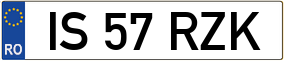 Truck License Plate